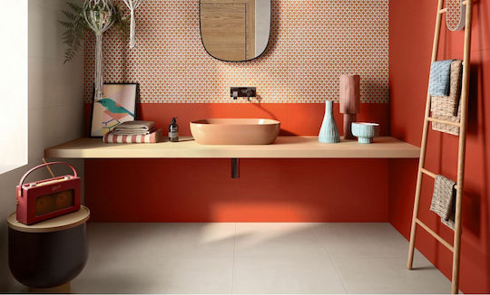 Floor / Wall Interior Matte Ceramic Tile 79.7x31.2cm Red