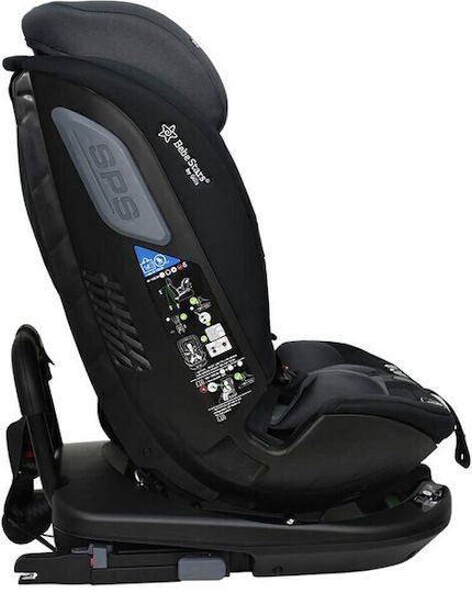 Bebe Stars Imola Детско Столче за Кола i-Размер с Isofix Черно