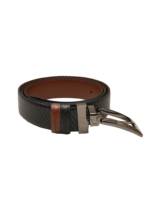 Δερμάτινα 100 Men's Double Sided Belt Black