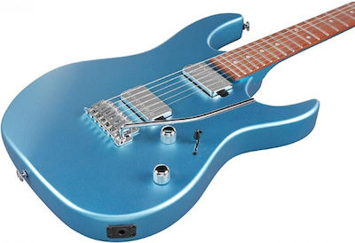 Ibanez GRX120SP-MLM Elektrische Gitarre mit Form Stratocaster und HH Pickup-Anordnung Metallic Light Blue Matte