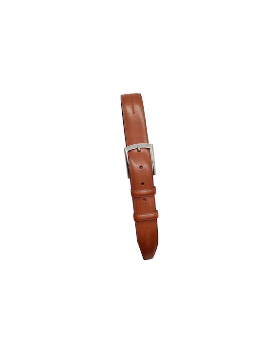 Harvey Miller Men's Leather Belt Tabac Brown