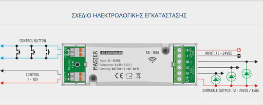 Master SD-RGB Drahtlos RGB Controller Wi-Fi