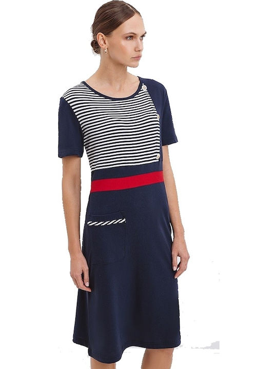 Odyssey Women's Beachwear Dress Navy Blue