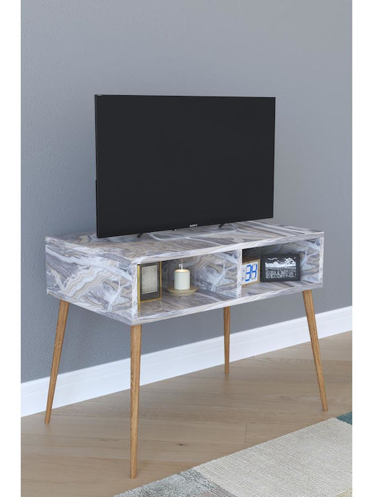 TV Stand Wooden Chidinma Gray L72xW30xH60cm