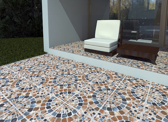 Kai Group Πλακάκι Εξωτερικού Χώρου Κεραμικό Ματ 33.3x33.3cm Καφέ