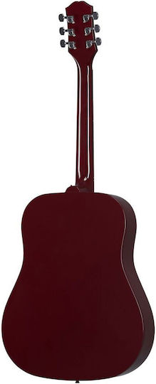 Epiphone Acoustic Guitar Red