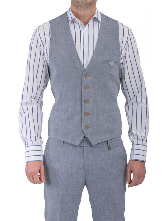Modena Men's Vest Light Blue
