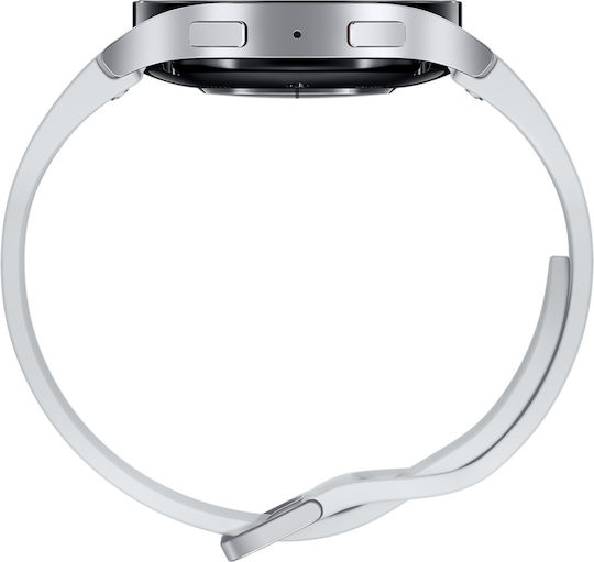 Samsung Galaxy Watch6 Bluetooth Aluminium 44mm Waterproof with Heart Rate Monitor (Silver)