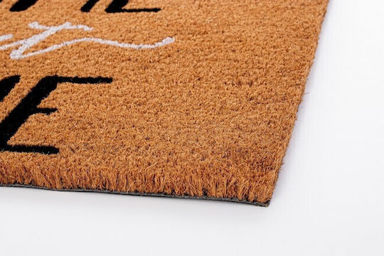 Bizzotto Doormat from Coconut Tree Central Home Sweet Home Brown 40x60cm 0280691 Brown