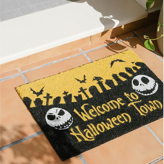 Grupo Erik Fußmatte Disney Nightmare Before Christmas Halloween Town Mehrfarbig 40x60cm