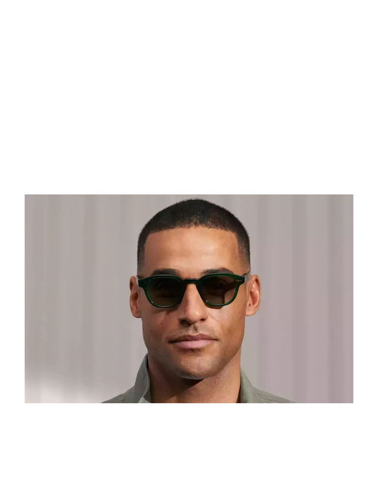 Moscot Lemtosh Unisex Sunglasses with Plastic Frame Emerald Forest Wood