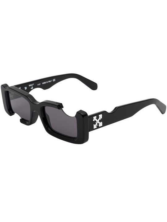 Off White Cady Ochelari de soare cu Negru Rame din plastic Cadru și Negru Lentilă OERI006C99PLA001-1007