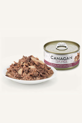 Canagan Κονσέρβα Wet Food for Adult Cats In Can with Salmon / Tuna 1pc 75gr