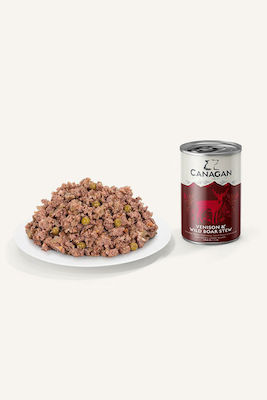 Canagan Wild Stew Umedă pentru Câini Câine cu Mistreț sălbatic și Cerb în Conservă 1 x 400gr.