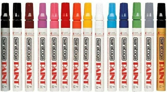 Saratoga Paint Permanent Marker 2mm Yellow