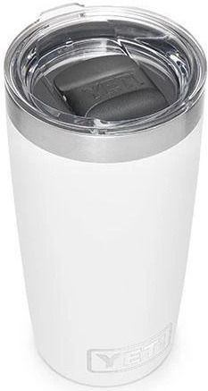 Yeti Rambler Tumbler Ποτήρι Θερμός Ανοξείδωτο BPA Free 295ml Λευκό