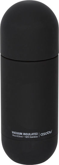 Asobu Orb SBV30 Flasche Thermosflasche Rostfreier Stahl 460ml Black