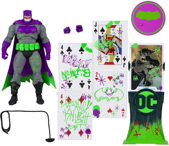 Mcfarlane Toys DC Comics Batman Jokerized The Dark Knight Returns Gold Label Action Figure Height 18cm Scale 1:10