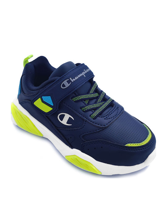 Wave Αθλητικά Παιδικά Παπούτσια Running με Σκρατς Μπλε