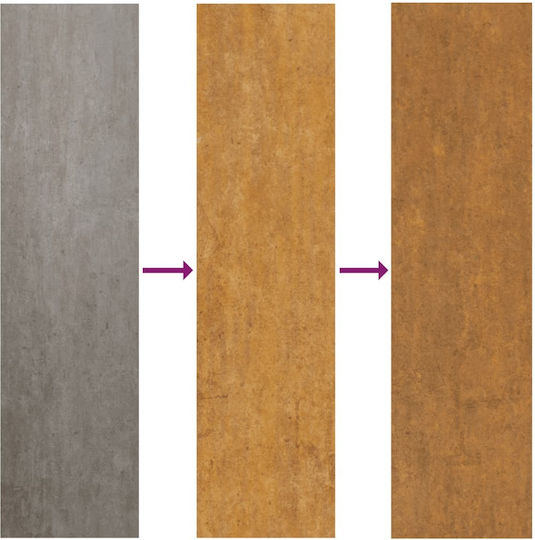 vidaXL Metal Fence Gate in Brown Color 1.25m x 85cm