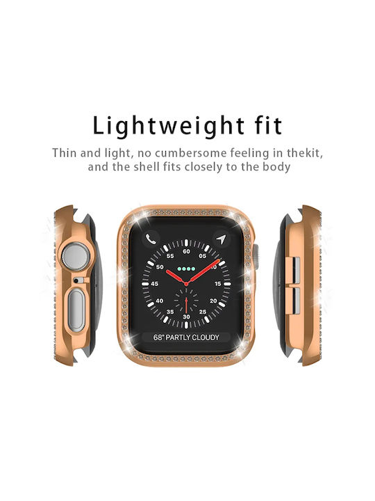 Sonique Πλαστική Θήκη σε Ροζ Χρυσό χρώμα για το Apple Watch 40mm