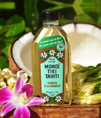 Monoi Tiki Tahiti Coco Ulei de nucă de cocos pentru Față, Păr și Corp 120ml