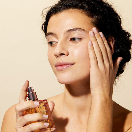 Nuxe Huile Prodigieuse Multi Purpose Organic and Dry Monoi Oil for Face, Hair, and Body 50ml