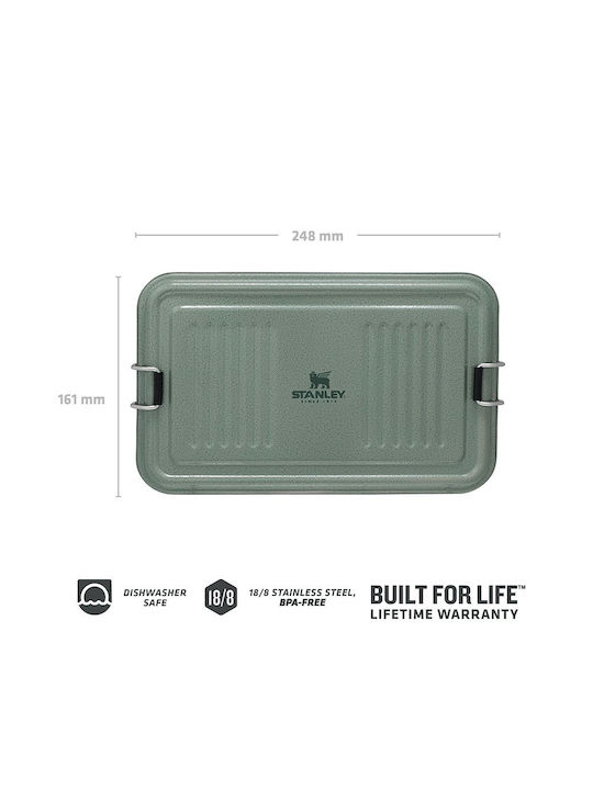 Stanley The Legendary Useful Box Δοχείο Φαγητού Inox Πράσινο 1.2lt