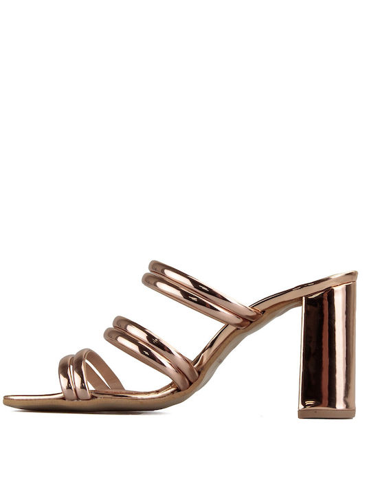 Silia D Patent Leather Women's Sandals Bronze