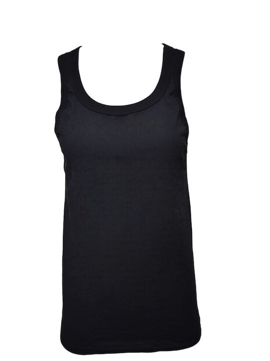 Apple Boxer Men's Sleeveless Undershirt Black