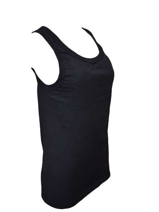 Men's Undershirt Sleeveless in Black Color