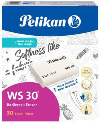 Pelikan Eraser for Pencil and Pen 1pcs White