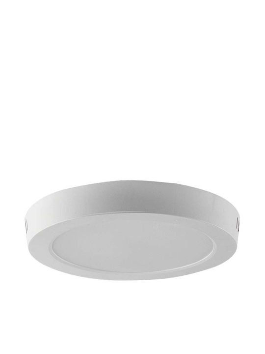 V-TAC Round Outdoor LED Panel 18W with Natural White Light