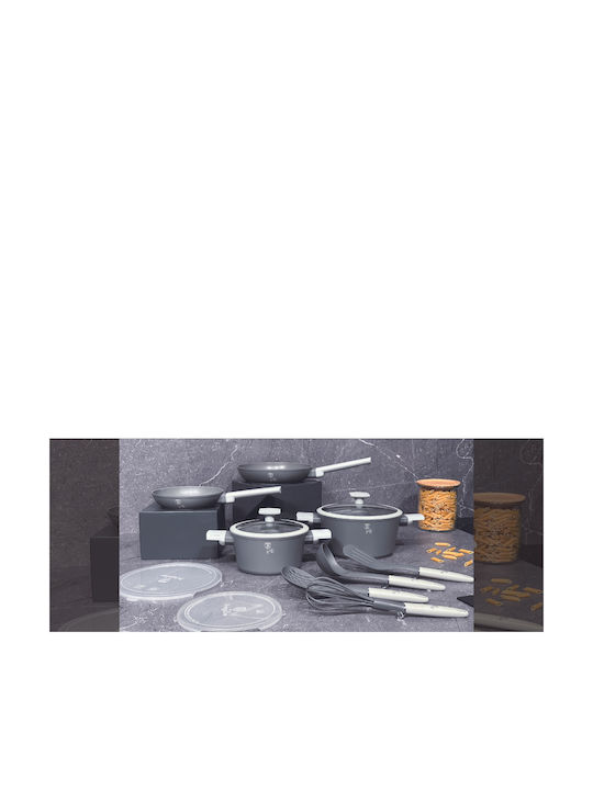 Berlinger Haus Kochgeschirr-Set Grey BH-7077 12Stück
