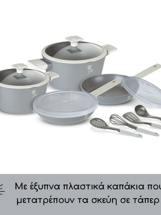Berlinger Haus Kochgeschirr-Set Grey BH-7077 12Stück