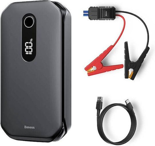 Baseus Super Energy Pro Преносим Стартер за автомобилна батерия 12000mAh с Захранваща банка / USB / Стъкла 12V 12000mΑh