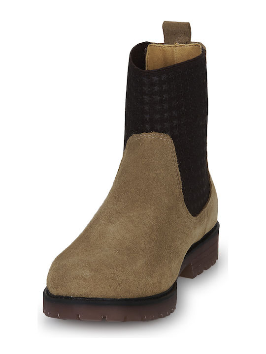 Suede Παιδικές Μπότες Καφέ