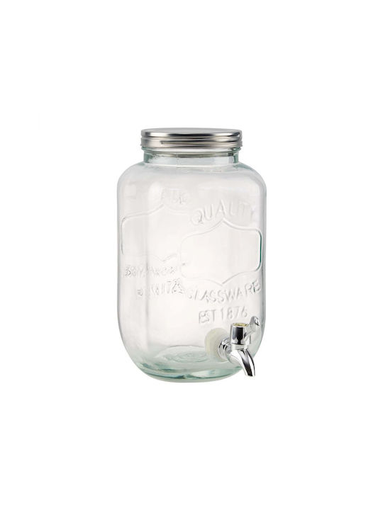 Butlers Set 1Stück Gläser Tee mit Deckel Glas 3500ml
