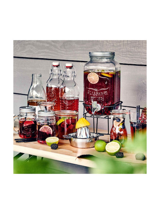 Butlers Set 1Stück Gläser Tee mit Deckel Glas 3500ml