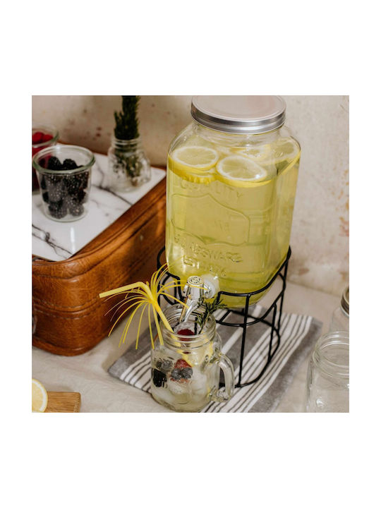 Butlers Set 1Stück Gläser Tee mit Deckel Glas 3500ml