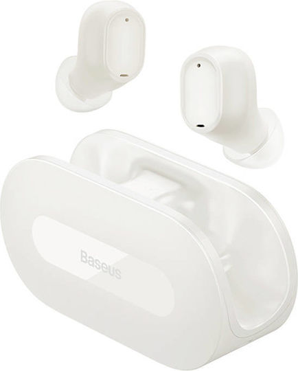 Baseus Bowie EZ10 In ear Bluetooth хендсфри Слушалки с Кутийка за Зареждане Бял