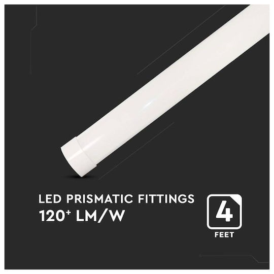 V-TAC Commercial Linear LED Wall Light 40W Natural White IP20 L120xD7.5xH2.4cm