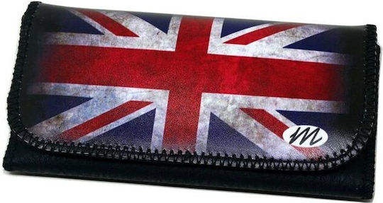 Monte English Flag Καπνοθήκη από Δερματίνη με Κούμπωμα 16x8.5εκ.