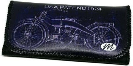Monte Harley 1924 Тютюнева чанта със закопчаване 16x8.5см.