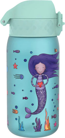 Ion8 Kids Water Bottle Disney Cars Plastic Non Spill Light Blue 400ml