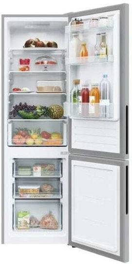 Candy Fridge-Freezer 260lt H176xW54.5xD55cm Inox CCT3L517ES