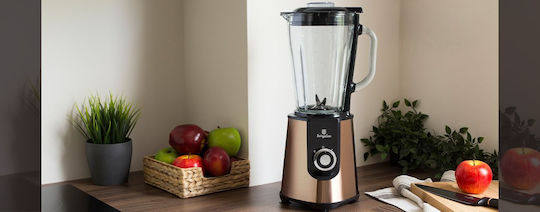 Berlinger Haus Rose Gold Collection Mixer mit Glas Kanäta 1,7 l 1000W Rosa