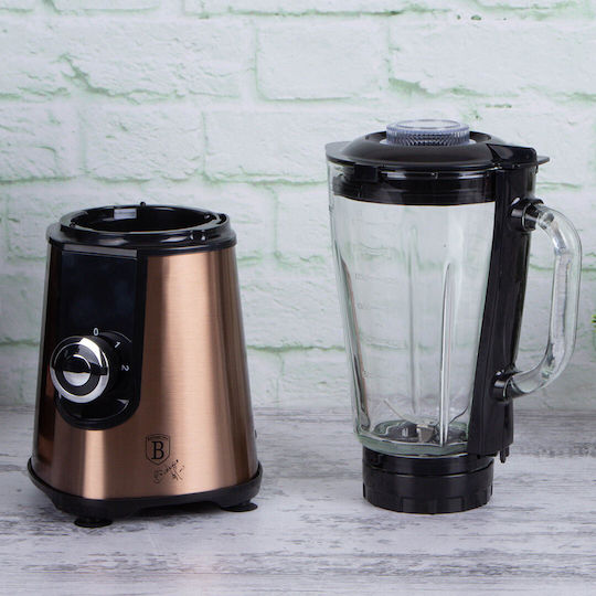 Berlinger Haus Rose Gold Collection Mixer mit Glas Kanäta 1,7 l 1000W Rosa
