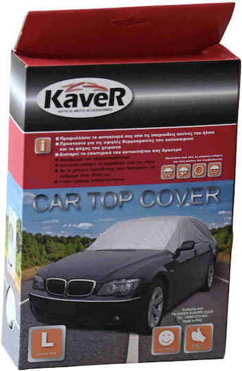 Kaver Ημικουκούλα Αυτοκινήτου 317cm Αδιάβροχη Small που Στερεώνεται με Ιμάντες