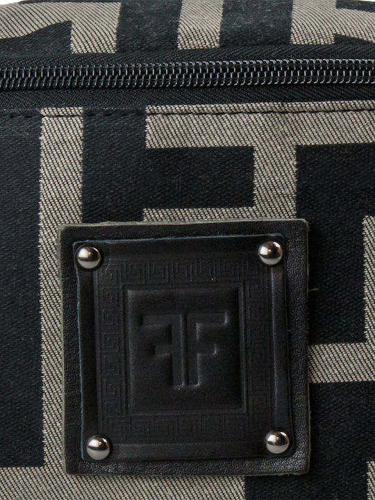 Women's Shoulder Crossbody Bag Black Taupe